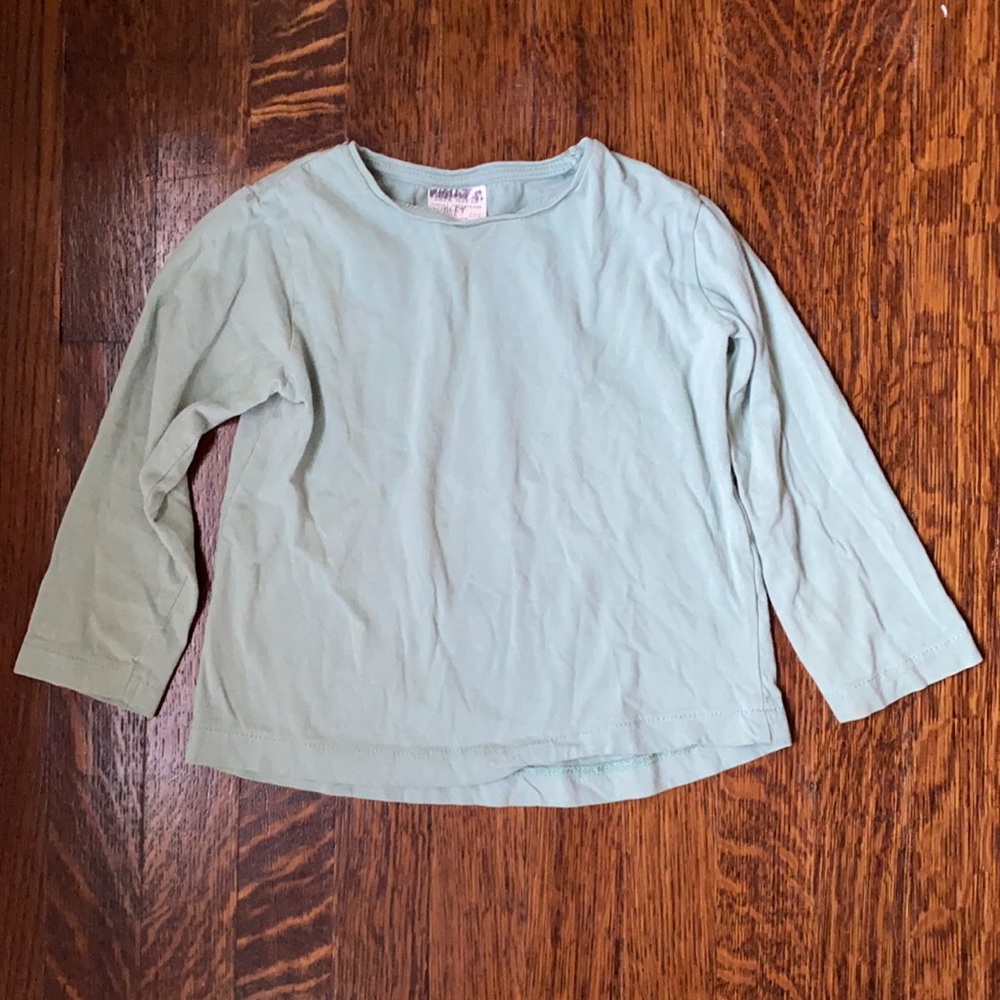 ZARA green shirt SIZE 3-4 years